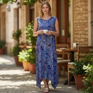 long sleeve maxi t shirt dress Premium Slub so your perfect length Short Dresses – Own Color:Slate Green